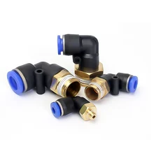 Pneumatic Fittings Hose Connector Air Quick Joint Fitting Air 90 Push-in Quick Tube Threaded elbow PL4-M5 PL6-M5 PL8-01~PL16-03
Pneumatic Fittings Hose Connector Air Quick Joint Fitting Air 90 Push-in Quick Tube Threaded elbow PL4-M5 PL6-M5 PL8-01~PL16-03