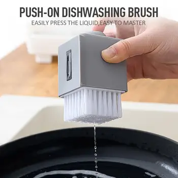 Multifunction Kitchen Add Liquid Square Washing Brush Brush Pot Bristle Washing Cleaning Brush Kitchen Plate Tools Dish I1K7
Multifunction Kitchen Add Liquid Square Washing Brush Brush Pot Bristle Washing Cleaning Brush Kitchen Plate Tools Dish I1K7