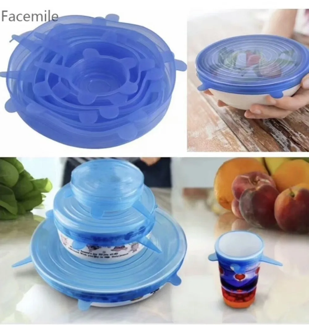 6-Piece set of extensible multi-functional fresh-keeping film for fruits and vegetables
6-Piece set of extensible multi-functional fresh-keeping film for fruits and vegetables