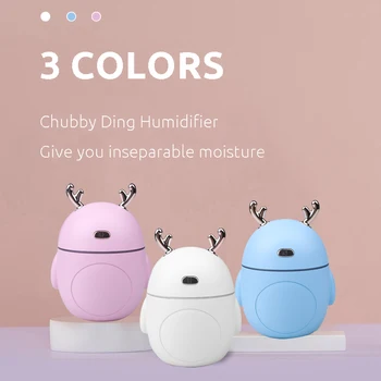 320ml Portable Deer Air Humidifier Aroma Essential Oil Diffuser Ultrasonic Mist LED NightLight Humidifier Fogger Christmas Gift
320ml Portable Deer Air Humidifier Aroma Essential Oil Diffuser Ultrasonic Mist LED NightLight Humidifier Fogger Christmas Gift