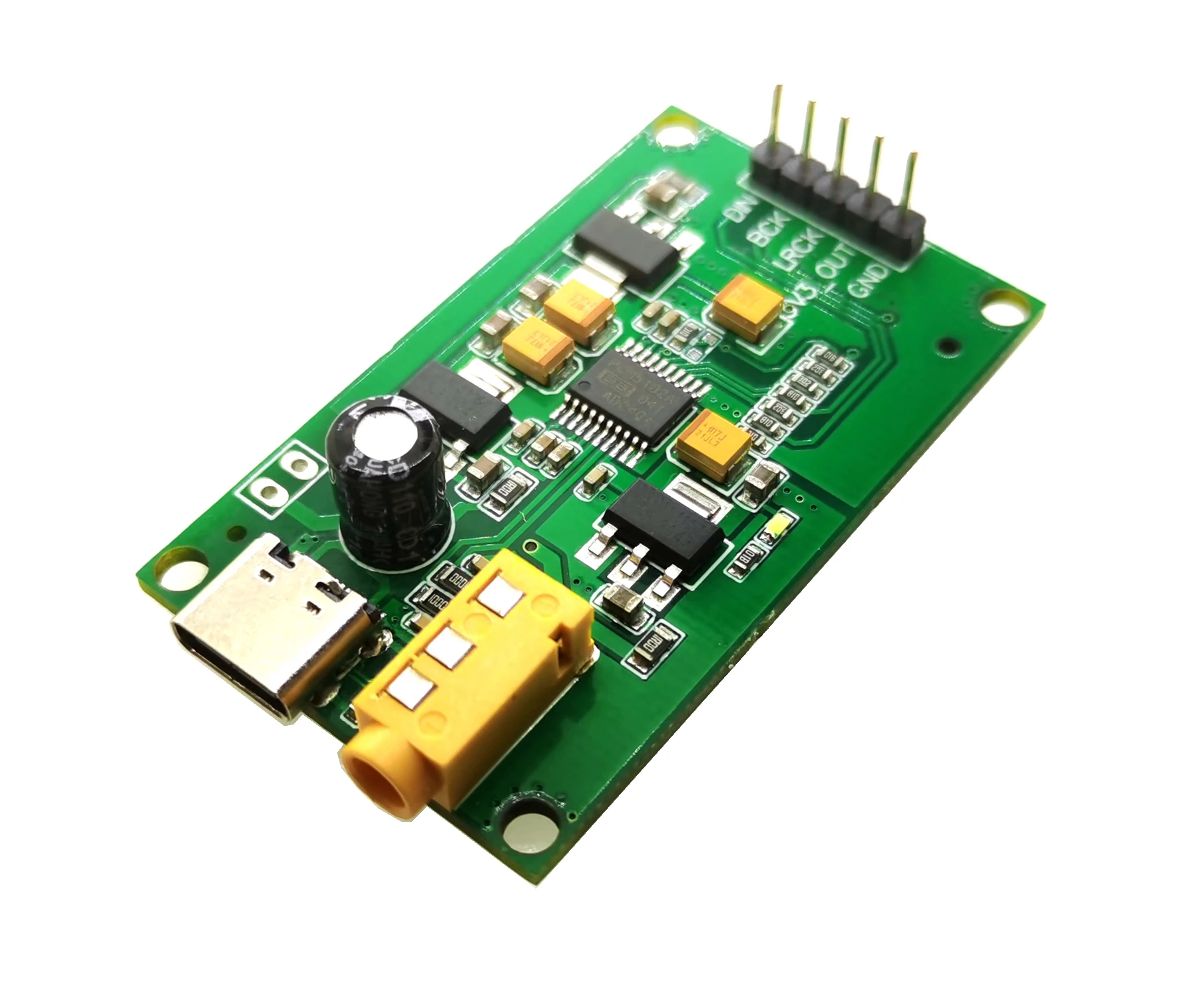 Цифровой аудио вход PCM5102A I2S IIS Raspberry Pi Плата декодера DAC к аналоговому выходу AUX |