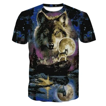 Wolf 3D Print Cool T-shirt Unisex Harajuku Short Sleeve Summer Hip-hop Tops Tees Fashion Animal T shirt Funny Wolf T shirt Men
Wolf 3D Print Cool T-shirt Unisex Harajuku Short Sleeve Summer Hip-hop Tops Tees Fashion Animal T shirt Funny Wolf T shirt Men