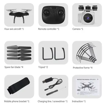 

HJ14Q FPV Camera Drone RC Quadcopter Live Video Altitude with 1 battery 2.4GHz 4 Channels 6 Axis Gyro RC Drone