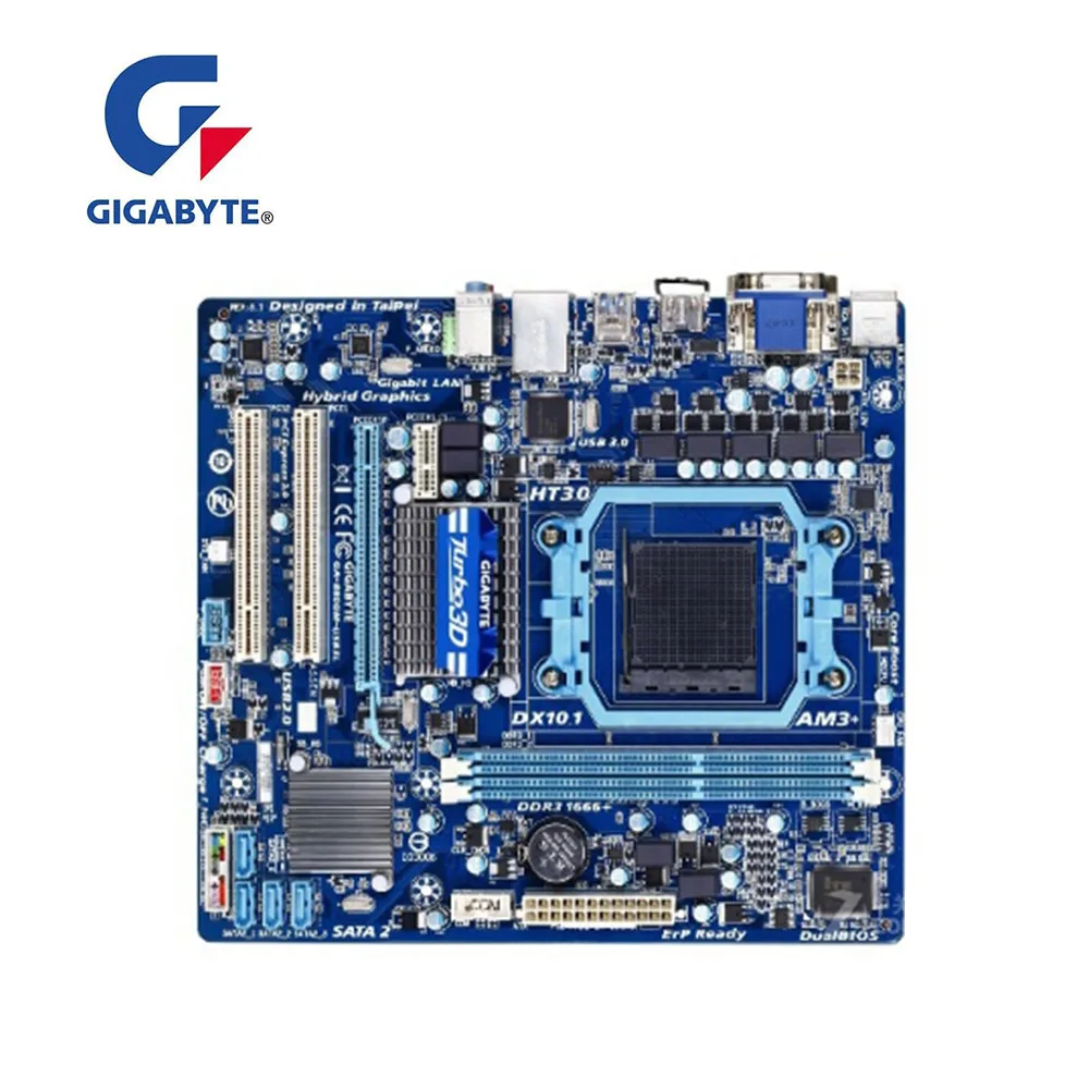 Для GIGABYTE GA 880GM USB3L rev.3.1 компьютера материнская плата AM3b AM3 + DDR3 для AMD 880 б/у