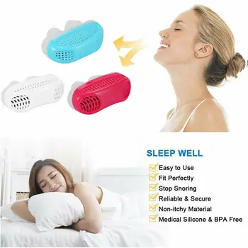 Silicone Stop snoring device Anti Snore Newly Anti-mite Sleep Nasal Dilator Nose Breathing Stop Snoring Nose And Good Sleep
Silicone Stop snoring device Anti Snore Newly Anti-mite Sleep Nasal Dilator Nose Breathing Stop Snoring Nose And Good Sleep