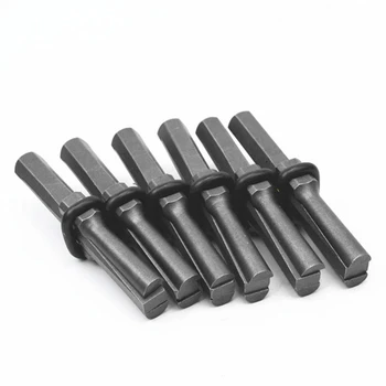 10 Set High Hardness Rock Accessories Concrete Plug Wedge Stone Splitter Easy Apply Durable With Feather Shims Marble Granite
10 Set High Hardness Rock Accessories Concrete Plug Wedge Stone Splitter Easy Apply Durable With Feather Shims Marble Granite
