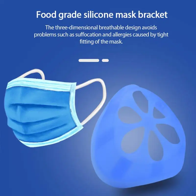 1PCS 3D Breathing Assist Help Mask Inner Cushion Bracket Food Grade Silicone Mask Holder Breathable Valve mascarillas Masque
1PCS 3D Breathing Assist Help Mask Inner Cushion Bracket Food Grade Silicone Mask Holder Breathable Valve mascarillas Masque