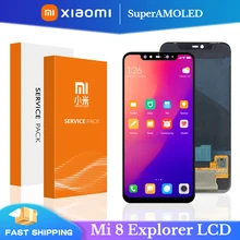 Écran tactile LCD Super AMOLED de remplacement, 6.21 pouces, pour Xiaomi Mi 8 Pro Explorer=