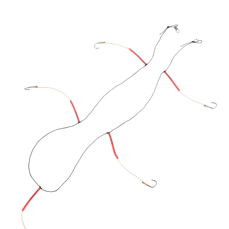 New Hot 5Pcs Fishhooks Stainless Steel Rigs Swivel Fishing Tackle Lures Pesca Baits Single Combination String Hook With 5 Small
New Hot 5Pcs Fishhooks Stainless Steel Rigs Swivel Fishing Tackle Lures Pesca Baits Single Combination String Hook With 5 Small