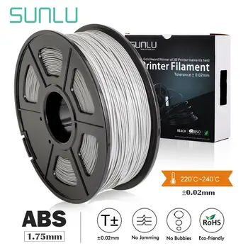 SUNLU ABS 1.75MM filament 1.75MM 1KG with Spool 3d printer filament ABS пластик 3d printing refills for kids designing toys
SUNLU ABS 1.75MM filament 1.75MM 1KG with Spool 3d printer filament ABS пластик 3d printing refills for kids designing toys