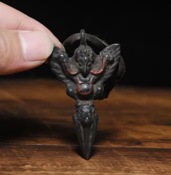 christmas Old Tibet Buddhism Bronze Redpoll Winged Garuda Bird Eagle Buddha Statue Pendant halloween
christmas Old Tibet Buddhism Bronze Redpoll Winged Garuda Bird Eagle Buddha Statue Pendant halloween