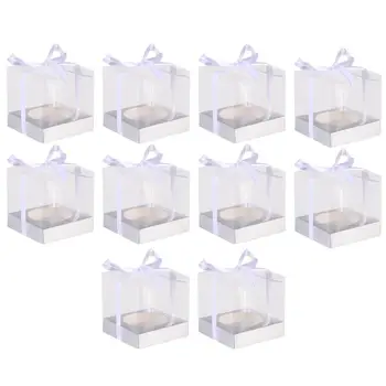 10pcs Cupcake Packing Boxes Transparent Gift Boxes Cake Boxes Ornament Box
10pcs Cupcake Packing Boxes Transparent Gift Boxes Cake Boxes Ornament Box