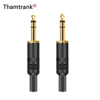 10pcs/lot Jack 6.35mm 3 Poles Stereo Male Plug W/ Spring 8.5MM Cable Wire Connector Microphone 6.35mm Plug 1/4" Audio Connector
10pcs/lot Jack 6.35mm 3 Poles Stereo Male Plug W/ Spring 8.5MM Cable Wire Connector Microphone 6.35mm Plug 1/4" Audio Connector
