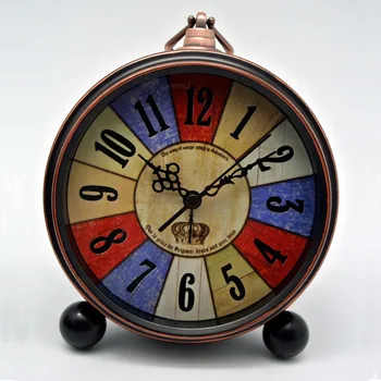 European Fashion Vintage Retro Alarm Clock Creative Bedside Fashion Mute Metal Table Clock Bedroom Student Desk Watch Gift
European Fashion Vintage Retro Alarm Clock Creative Bedside Fashion Mute Metal Table Clock Bedroom Student Desk Watch Gift