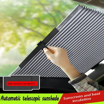 Automotive Sunshade sunshade sunshade thermal insulation sunshade automatic telescopic sunshade front window automotive wind sha
Automotive Sunshade sunshade sunshade thermal insulation sunshade automatic telescopic sunshade front window automotive wind sha