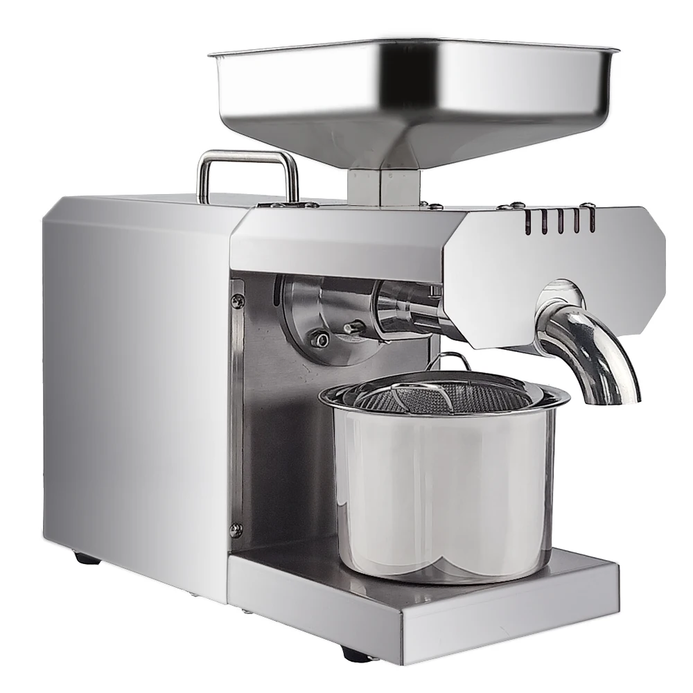 Hot / Cold Oil Press Machine Temperature Cotrol Automatic Oil Master Commercial Stainless Steel Oil Expeller For Coconut
Hot / Cold Oil Press Machine Temperature Cotrol Automatic Oil Master Commercial Stainless Steel Oil Expeller For Coconut