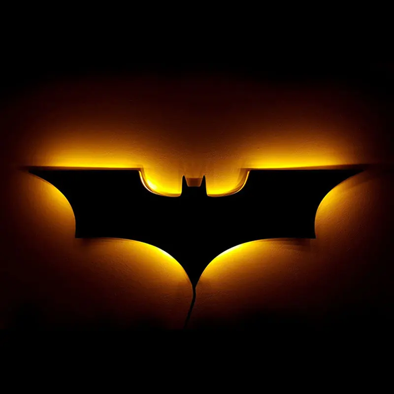 LED Wall Lamp 3D Batman LED Night Light USB or Battery 16Colors Changing LED Decorative Light Lampara for Home with Control
LED Wall Lamp 3D Batman LED Night Light USB or Battery 16Colors Changing LED Decorative Light Lampara for Home with Control