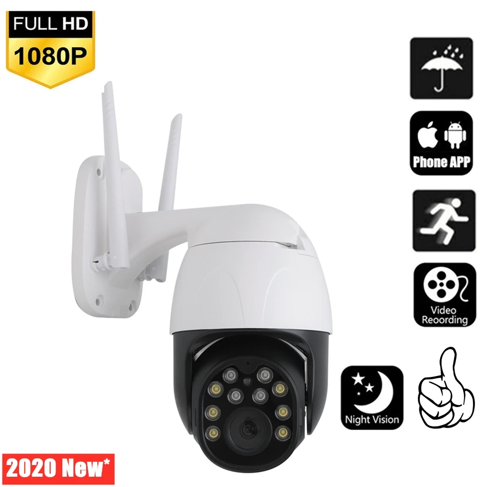 HD1080P Wifi IP camera Outdoor PTZ Wireless Camera Speed Dome CCTV Surveillance Night Vision Motion Detection Baby Monitor
HD1080P Wifi IP camera Outdoor PTZ Wireless Camera Speed Dome CCTV Surveillance Night Vision Motion Detection Baby Monitor