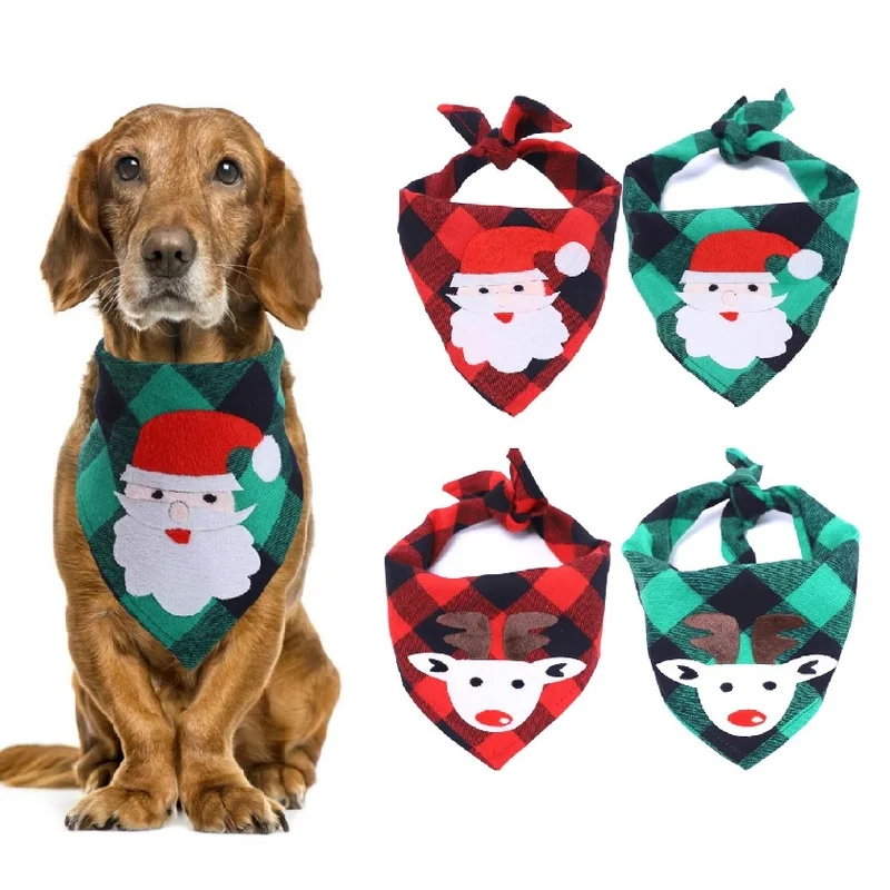 Christmas Pet Dog Triangle Bandanas Xmas Design Large Dog Scarf Collar Neckerchief Puppy Dogs Pet Bow Ties Slobber Towel Clothes
Christmas Pet Dog Triangle Bandanas Xmas Design Large Dog Scarf Collar Neckerchief Puppy Dogs Pet Bow Ties Slobber Towel Clothes