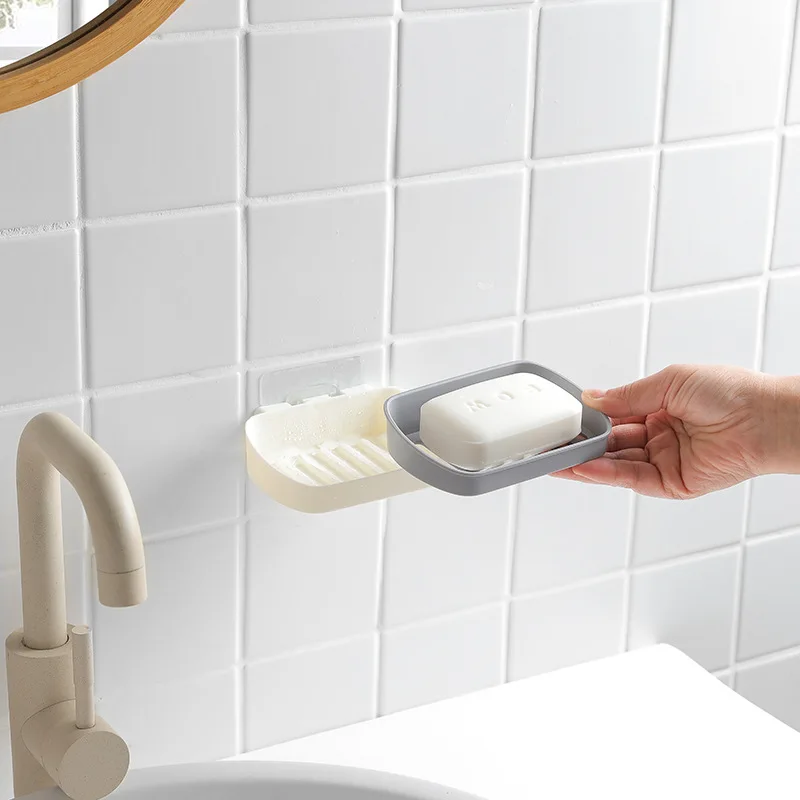 Help You Plastic Soap Box-Adhesive Soap Box Toilet Soap Dish fragrant zao jia Soap Holder Water Draining Soap Box
Help You Plastic Soap Box-Adhesive Soap Box Toilet Soap Dish fragrant zao jia Soap Holder Water Draining Soap Box