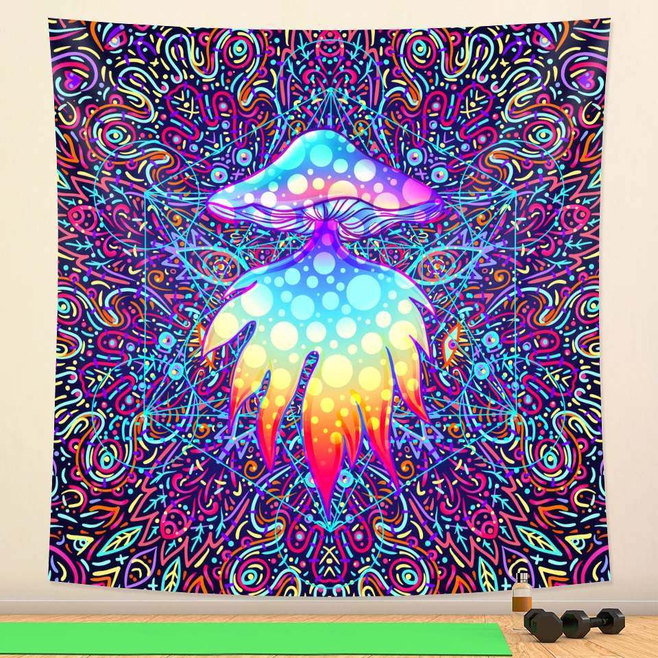 Psychedelic scene home art decorative tapestry Hippie Bohemia decorative bedroom sheet Mandala yoga mat sofa blanket
Psychedelic scene home art decorative tapestry Hippie Bohemia decorative bedroom sheet Mandala yoga mat sofa blanket