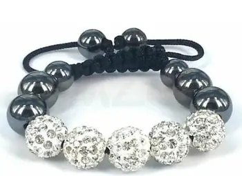 khk67ping 10mm 7 micro pave CZ Disco Ball Beads clay Crystal Bracelet SAQ Black string gift hot sale
khk67ping 10mm 7 micro pave CZ Disco Ball Beads clay Crystal Bracelet SAQ Black string gift hot sale