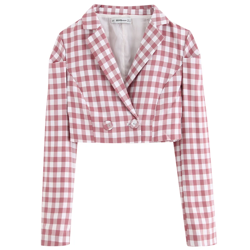 RR Short Blazers Women Fashion High Waisted Jackets Women Elegant Buttons Long Sleeve Suits Female Ladies HS
RR Short Blazers Women Fashion High Waisted Jackets Women Elegant Buttons Long Sleeve Suits Female Ladies HS