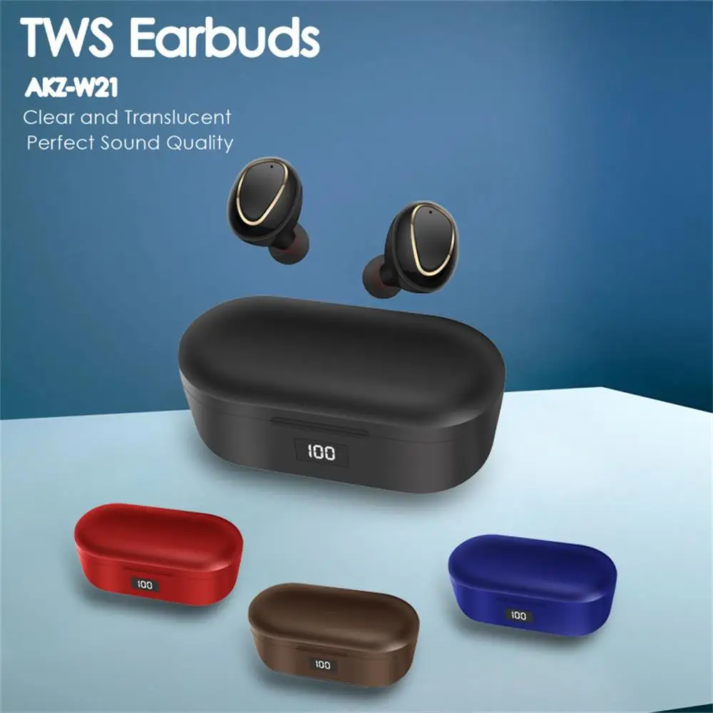 Bluetooth 5.0 Earphone Wireless TWS HIFI Mini Earbuds Sports Running Headset Support iOS/Android Phones HD Call headset
Bluetooth 5.0 Earphone Wireless TWS HIFI Mini Earbuds Sports Running Headset Support iOS/Android Phones HD Call headset
