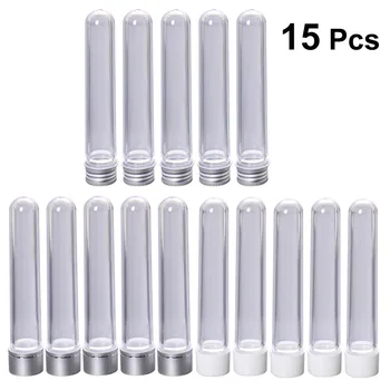 15pcs Multifunctional Test Tube with Cover Travel Cosmetic Lotion Containers Empty Clear Packing Tube for Daily Use (25ml)
15pcs Multifunctional Test Tube with Cover Travel Cosmetic Lotion Containers Empty Clear Packing Tube for Daily Use (25ml)