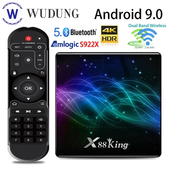 X88 King 4GB 128G Android 9.0 TV Box Amlogic S922X Dual Wifi BT5.0 1000M Google Play Store Netflix Youtube 4K Home Media Player
X88 King 4GB 128G Android 9.0 TV Box Amlogic S922X Dual Wifi BT5.0 1000M Google Play Store Netflix Youtube 4K Home Media Player