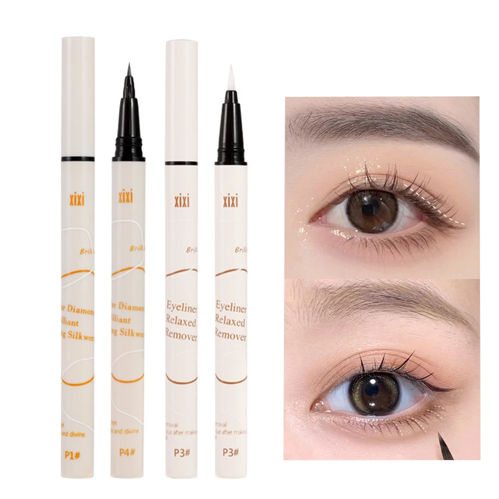 4 Color Eyeliner Easy to Make-up Waterproof, No Blooming, No Makeup, No Fading, Even Lines, No Fork 
4 Color Eyeliner Easy to Make-up Waterproof, No Blooming, No Makeup, No Fading, Even Lines, No Fork
