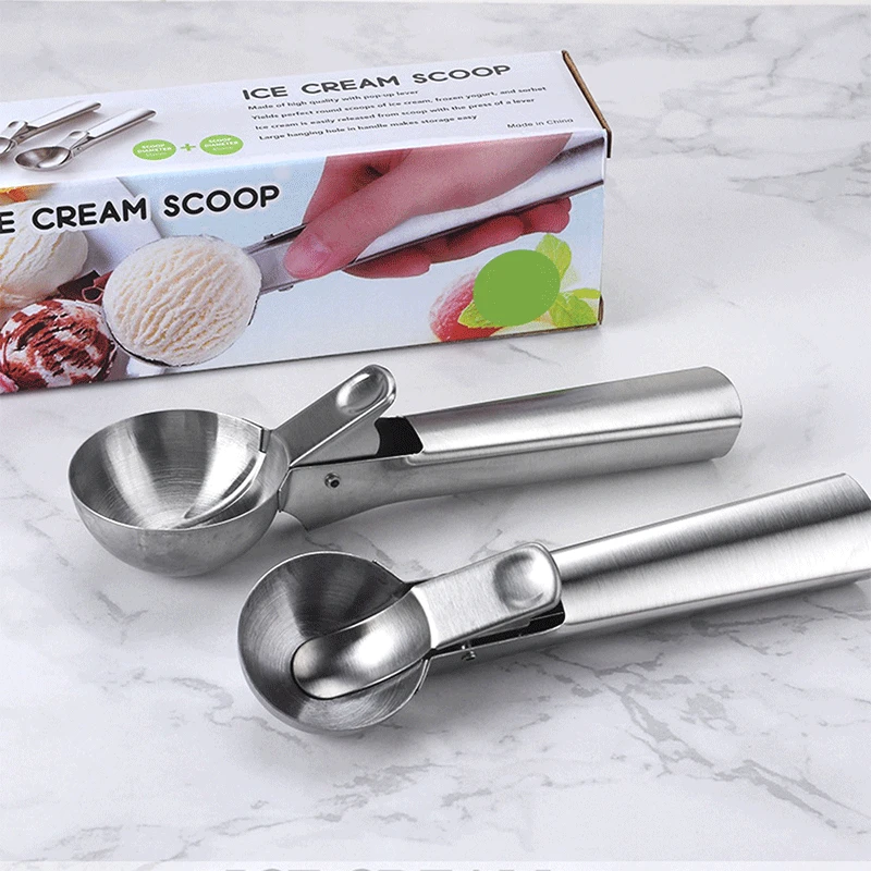 Ice Cream Scoop Stainless Steel Tools Ice Ball Maker Home Kitchen Accessories Fruit Cookie Dough Meat Ball Scoops tools
Ice Cream Scoop Stainless Steel Tools Ice Ball Maker Home Kitchen Accessories Fruit Cookie Dough Meat Ball Scoops tools