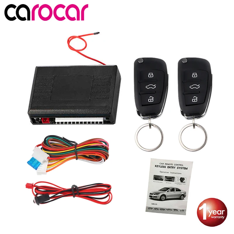 Carocar Universal Car Auto Keyless Entry System Button Start Stop LED Keychain Central Kit Door Lock with Remote Control
Carocar Universal Car Auto Keyless Entry System Button Start Stop LED Keychain Central Kit Door Lock with Remote Control