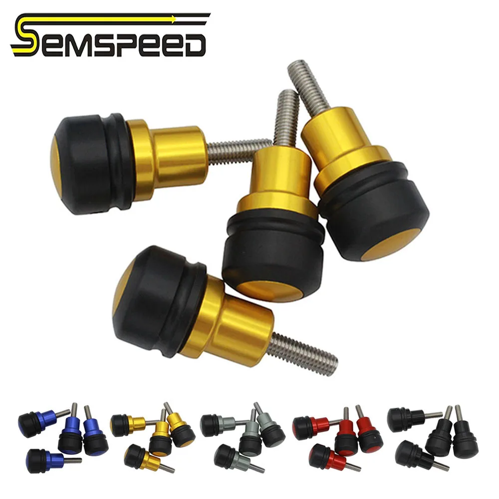 SEMSPEED Универсальный мотоцикл передняя вилка протектор Рамка слайдер болт 6 мм для