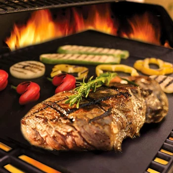 Reusable Teflon BBQ Mat Outdoor Baking Non-stick Pad Baking Liner Grill Cooking Pad Heat Resistant Barbecue Sheet Kitchen Tools
Reusable Teflon BBQ Mat Outdoor Baking Non-stick Pad Baking Liner Grill Cooking Pad Heat Resistant Barbecue Sheet Kitchen Tools
