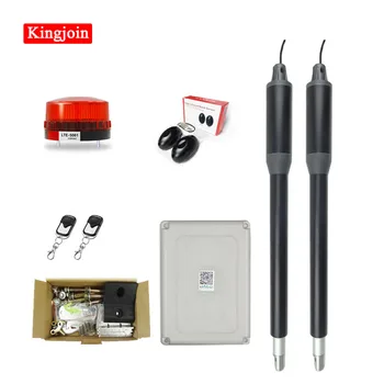KINGJOIN swing door gate opener Electric double arm opener Operator linear actuator with remote control warning light optional 
KINGJOIN swing door gate opener Electric double arm opener Operator linear actuator with remote control warning light optional