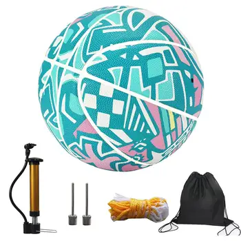 No. 7 Basketball Standard Ball Sport Non-slip Sweat-absorbent Wear Resistant Graffiti For Playing Basketball Sports Game Balls
No. 7 Basketball Standard Ball Sport Non-slip Sweat-absorbent Wear Resistant Graffiti For Playing Basketball Sports Game Balls