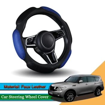 Car Styling Leather Car Steering Wheel Cover Car Steering-wheel Hubs Interior Automobile Accessories For Nissan Patrol 2016-2020
Car Styling Leather Car Steering Wheel Cover Car Steering-wheel Hubs Interior Automobile Accessories For Nissan Patrol 2016-2020