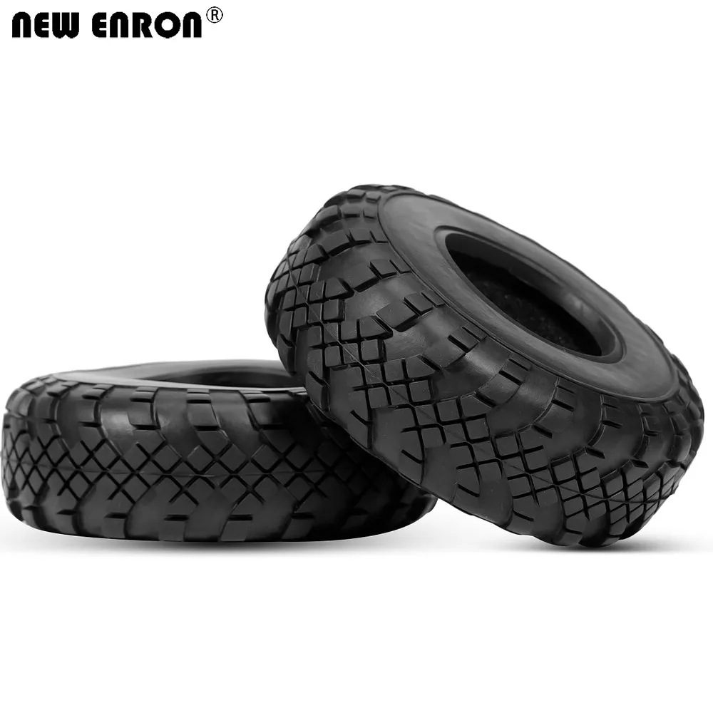 

NEW ENRON 4Pcs 1.9inch Rubber 110mm Tyre Tires For RC Crawler Car 1/10 Traxxas TRX4 T6 Axial SCX10 II 90046 TF2 Tamiya CC01 D90