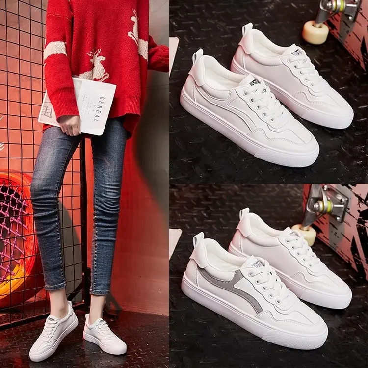 White Shoes 2020 Spring New Style Korean-style round-Toe Lace up Front Casual Shoes Platform Flat Versatile Shoes Shoes
White Shoes 2020 Spring New Style Korean-style round-Toe Lace up Front Casual Shoes Platform Flat Versatile Shoes Shoes