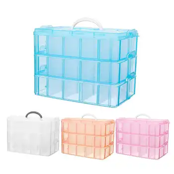 3 layers 30 grid removable storage box in a covered storage box king tights toy Lego plastic storage box & Jewelry Bead Storage
3 layers 30 grid removable storage box in a covered storage box king tights toy Lego plastic storage box & Jewelry Bead Storage