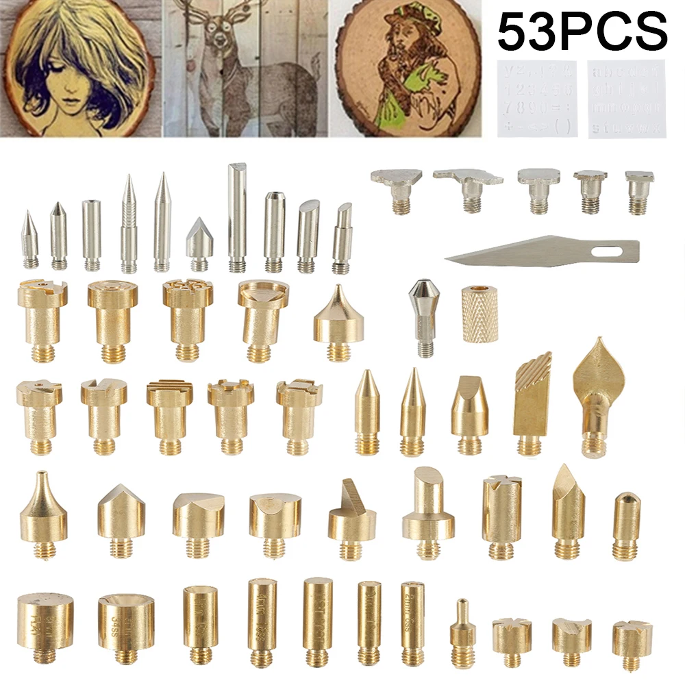 55pcs Soldering Iron Set Carving Pyrography Tool Wood Burning Kit Embossing Burning Soldering Set Welding Tips Kit
55pcs Soldering Iron Set Carving Pyrography Tool Wood Burning Kit Embossing Burning Soldering Set Welding Tips Kit