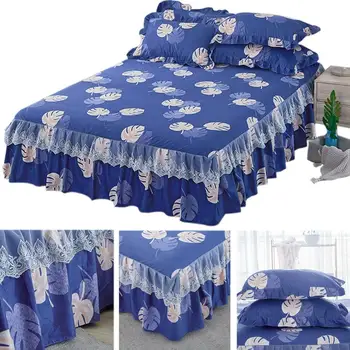 3Pcs Bedspread Pillowcase Set Aloe Pattern Printed Cotton Protective Bed Cover with Pillowcase Bedding for Bedroom 150*200cm 30E
3Pcs Bedspread Pillowcase Set Aloe Pattern Printed Cotton Protective Bed Cover with Pillowcase Bedding for Bedroom 150*200cm 30E