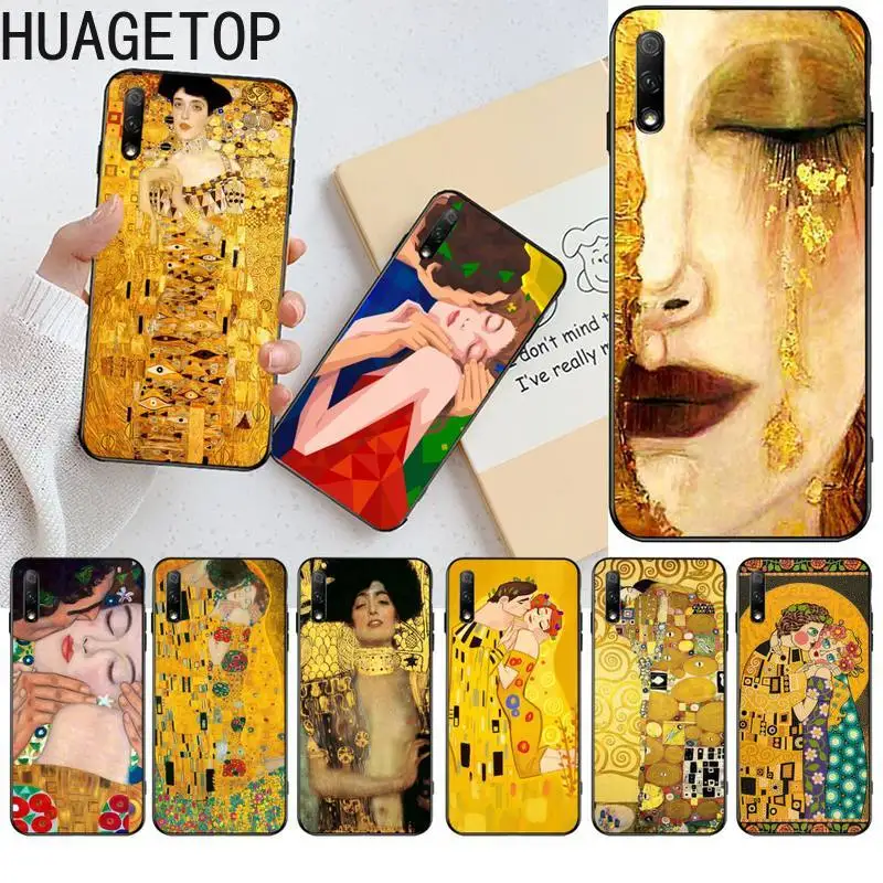Мягкий чехол для телефона Kiss by Gustav Klimt Huawei Honor 30 20 10 9 8 8x 8c v30 Lite view pro | Мобильные