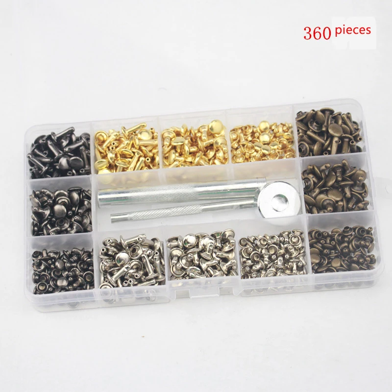New 360Pcs/Box 4 Colors Snap Fasteners Leather Snaps Button Kit Jeans Press with 4 Pieces Fixing Tools,1Yc7456
New 360Pcs/Box 4 Colors Snap Fasteners Leather Snaps Button Kit Jeans Press with 4 Pieces Fixing Tools,1Yc7456