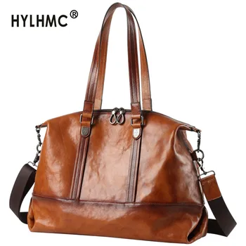 Cowhide Men's Bag Soft Leather Handbag Fashion Casual Business Shoulder Bag Messenger Bag Men Large-capacity Travel Bag Tide New 
Cowhide Men's Bag Soft Leather Handbag Fashion Casual Business Shoulder Bag Messenger Bag Men Large-capacity Travel Bag Tide New