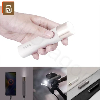 Original youpin SOLOVE Portable flashlight mobile power USB Rechargeable Brightness EDC Flashlight 3000mAh LED Torch for Bike
Original youpin SOLOVE Portable flashlight mobile power USB Rechargeable Brightness EDC Flashlight 3000mAh LED Torch for Bike
