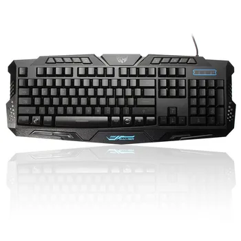 M200 114 keys LED USB Wired Backlit Keyboard 3 Colors Colorful Breathing Waterproof Computer Crack Gaming Keyboard
M200 114 keys LED USB Wired Backlit Keyboard 3 Colors Colorful Breathing Waterproof Computer Crack Gaming Keyboard