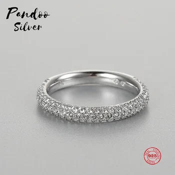 PANDOO Fashion Charm Pure 925 Silver Original 1:1 Copy, Simple Design Exquisite Wild Ring Ring Female Luxury Jewelry Gifts
PANDOO Fashion Charm Pure 925 Silver Original 1:1 Copy, Simple Design Exquisite Wild Ring Ring Female Luxury Jewelry Gifts