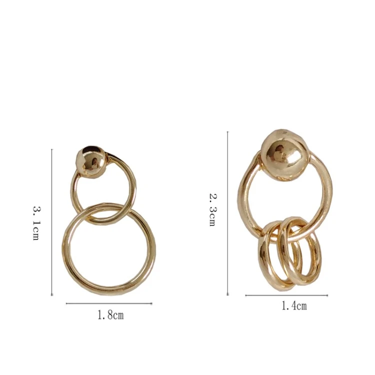 Trend versatile metal texture geometric shape asymmetric personality street clap earrings simple aesthetic earrings
Trend versatile metal texture geometric shape asymmetric personality street clap earrings simple aesthetic earrings